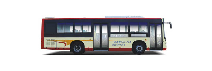 Bus hybride électrique-gaz naturel 10m/12m (6 AMT)