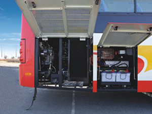 Bus hybride électrique-gaz naturel 10m/12m (6 AMT)